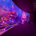 Northern Lights Immersive Interactive Wall Children Education Projection