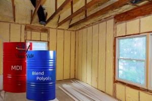 China VS-W01 PU Blend Polyols for Spray Foam Initial Thermal Conductivity at 15C le 0.024 W/m.K factory