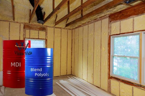 VS-W01 PU Blend Polyols for Spray Foam Initial Thermal Conductivity at 15C le 0