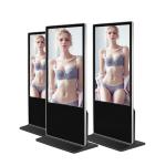 100" Floor Standing Digital Signage indoor lcd Touch Screen 500cd Android Media