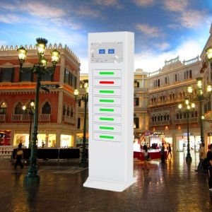China Restaurant CellPhone USB Phone Charging Station Kiosk High Technology Design on sale