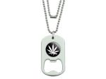 Stainless Steel Dog Tag Bottle Opener,stainless steel die punching dog tag beer