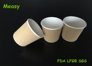 China 4Oz Disposable Kraft eco friendly disposable cups For Starbuck Cofe Shop factory
