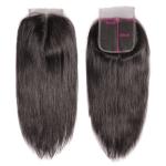 Virgin Brazilian Human Hair Extensions / 3 Bundles Human Hair With 4 X 4 Lace