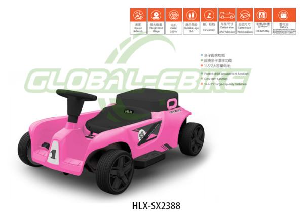 Electric Bumper Car 12V10AH/12V7AH Dual Battery Options Convertible Rear Tool