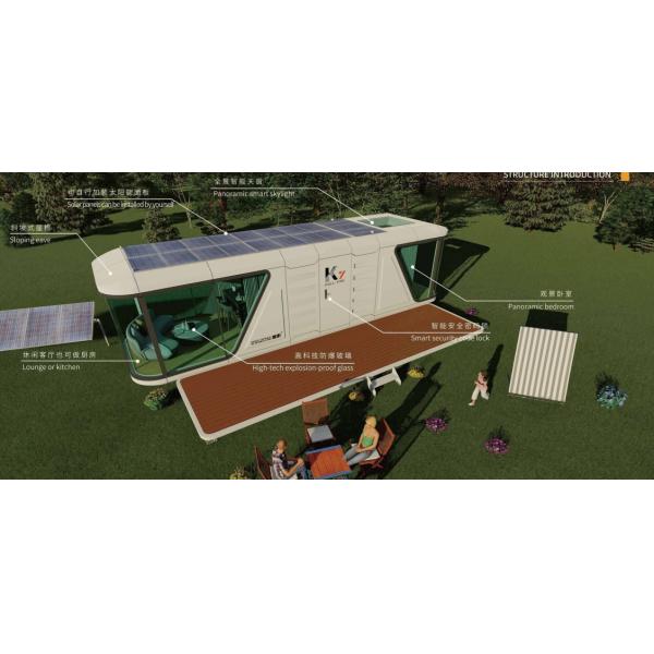 Wind Resistance Modern Prefabricated House Bed Hotel Cabin Modular Capsule House Commercial