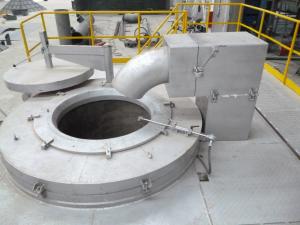 China 0.30MPa 950C Aluminum Casting Furnace Ecuperative Heat Exchangers For Alloy factory