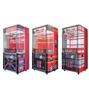 Metal Frame Cut String Vending Game Machine / Toy Catcher Machine