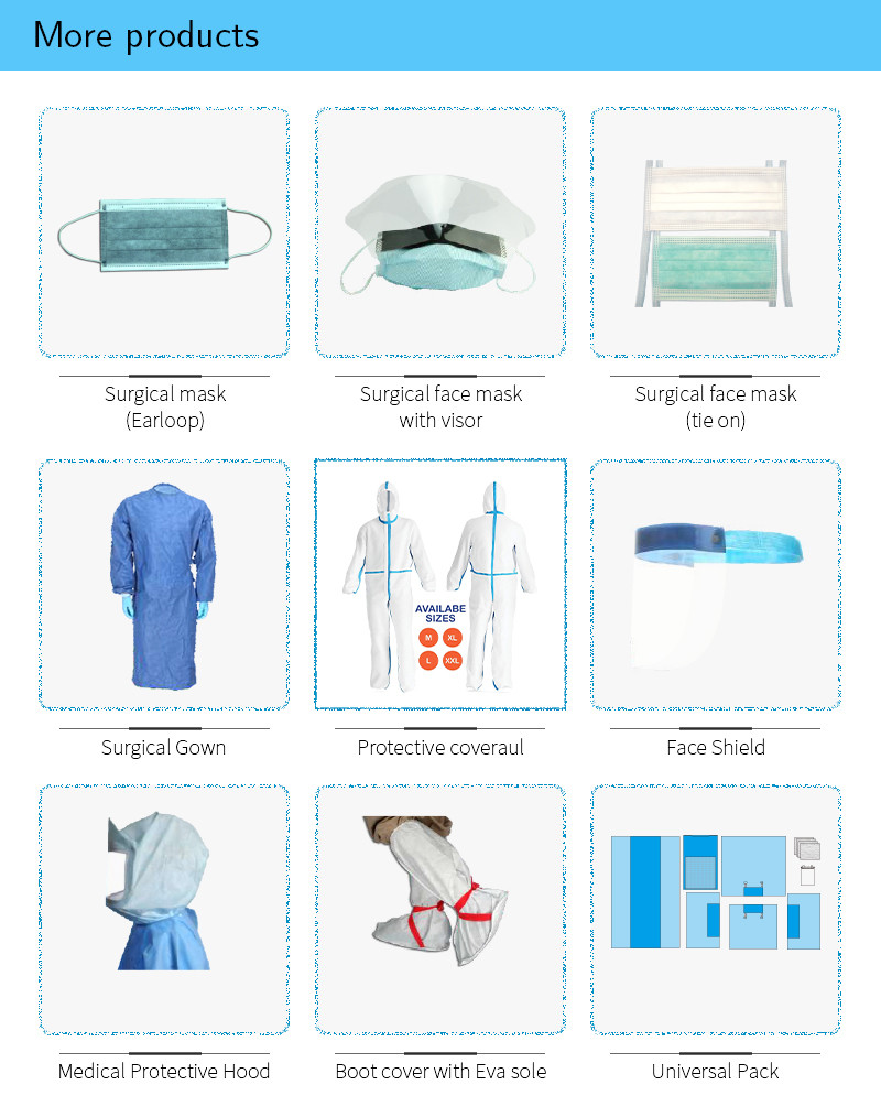 Level 2 3 SMS Hospital PPE Medical Disposable Protective Surgical Hospital Isolation Gowns