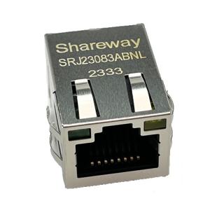 China 100BASE-TX Through-hole Magnetic RJ45 Jack for Routers 7499011222A factory