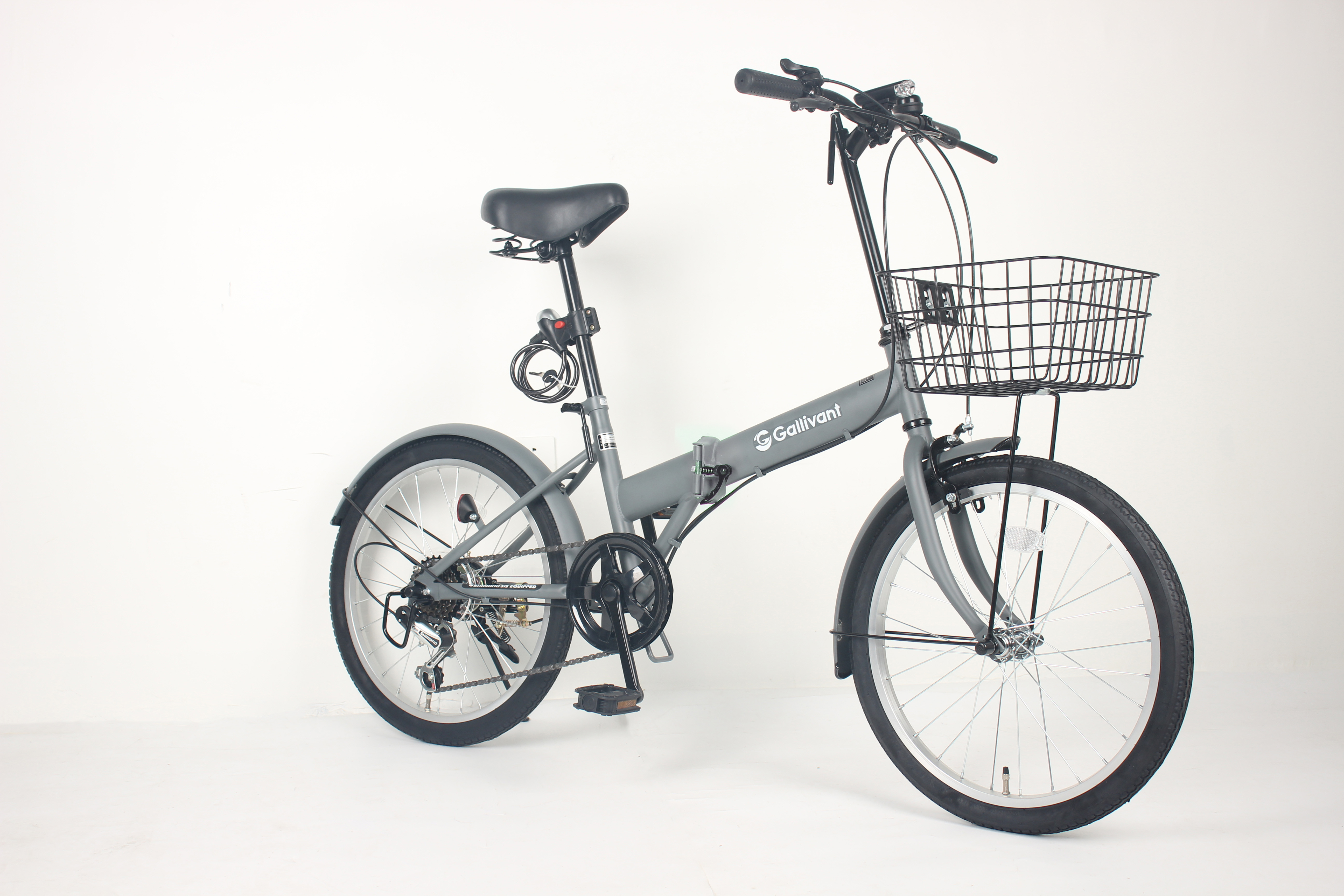 Intermediate Shock Absorption Collapsible Road Bike 20 Inch With 21 Gears