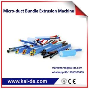 China HDPE duct production line 2ways 7ways 12/10mm microduct optical fiber cable factory