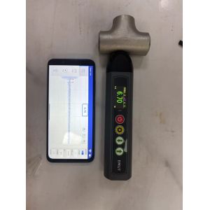 A Scan B Scan EMAT Air Coupling Ultrasonic Thickness Gauge With High Temperature