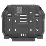 Black Aluminum Alloy Steel DONGE RAM Chassis Skid Plate for 4x4 Automotive