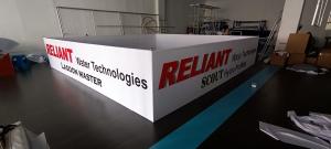 China 6ft 8ft Printed Bottom Pop Up Exhibition Stand Design Hanging Banners For Exhibitions factory