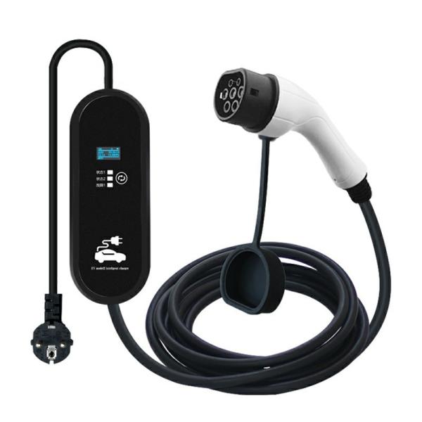 22OV AC Schuko EV Charger Home Fast Electric Vehicle Car Portable Charger Single