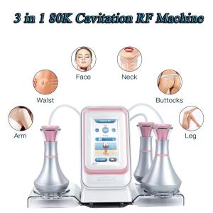 China 3 In 1 Cavitation Cellulite Reducetion Body Slimming Machine Radio Frequency For Face factory