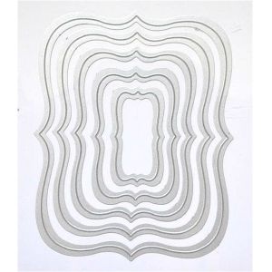 Buy cheap DIY rectangular scrapbook Die rectangular geometry Rectangular embossed document from wholesalers