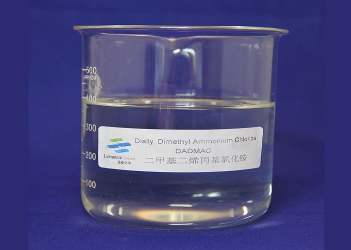 DADMAC Chemical Waste Sewage Water Treatment Finishing Auxiliaries For Textile Paper Making Additives