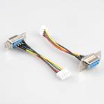 OEM Copper Industrial Wire Harness Assembly DB9 Female To XH JST 3 Pin