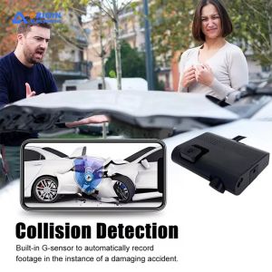 Real Time Dual Lens Dash Cam With Vehicle Tracking Precision GPS Tracker For Car