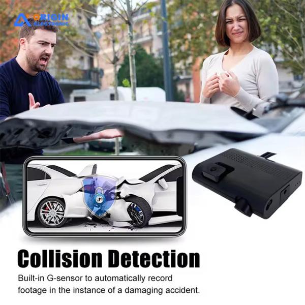 Real Time Dual Lens Dash Cam With Vehicle Tracking Precision GPS Tracker For Car