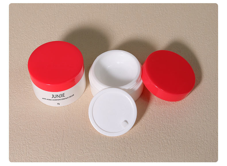 Luxury 10g PP Cream Jar High Quality Empty Mini Plastic Eye Cream Container Screw Top for Skincare Set Hot Cosmetic