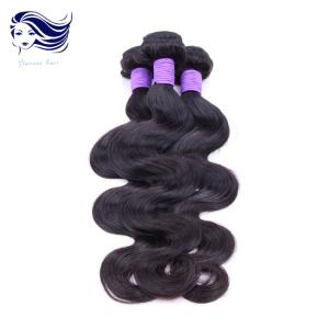 China Real Remy Virgin Peruvian Hair Extensions for Men , Loose Wave Hair Weave factory