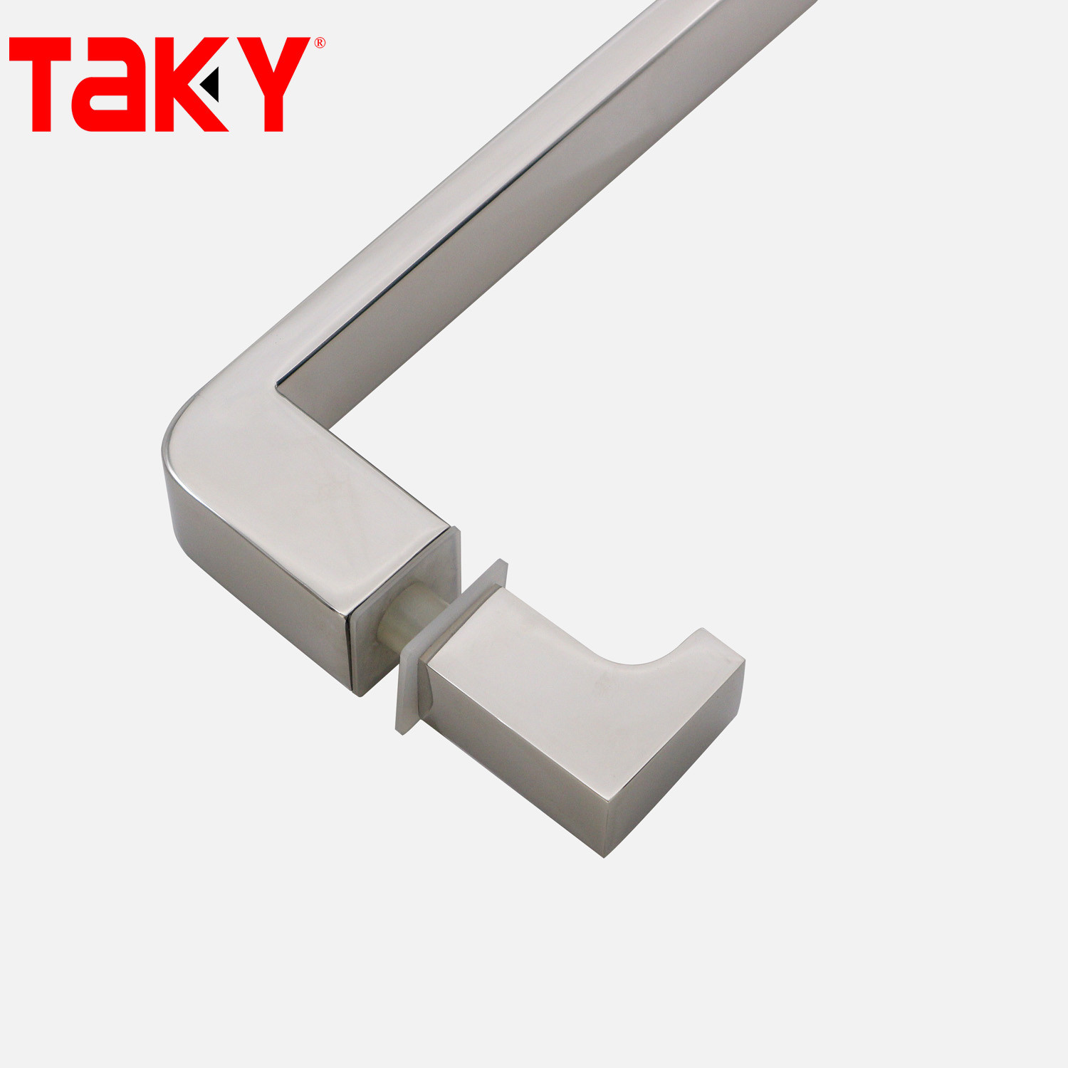 Customized Polish Handle Bathroom Glass Door Handle Stainless Steel Glass Door Pull Handle