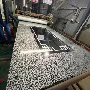 China DIN Standard Elevator Stainless Steel Sheet 201 Mirror Finish Gold Etched factory