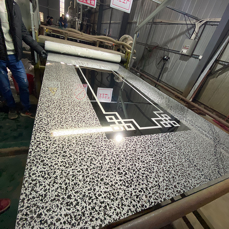DIN Standard Elevator Stainless Steel Sheet 201 Mirror Finish Gold Etched
