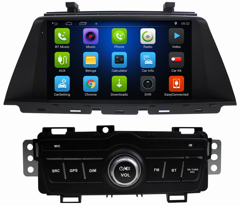 Ouchuangbo car gps 1080P video head unit android 8.1 for Zotye Domy X5 support USB SWC AUX bluetooth