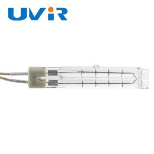China 450W 115V Twin Tube Infrared Lamps , Clear Quartz Infrared Heat Lamps factory