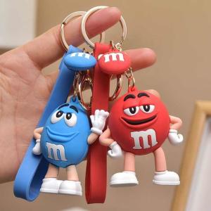 China Custom Cartoon Silicone Key Chain Bag Pendant Diy Accessories Accessories factory