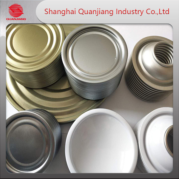 SPTE Aerosol Cone Tinplate Lid Dome Bottoms For Aerosol Tin Can Non Spill Cover
