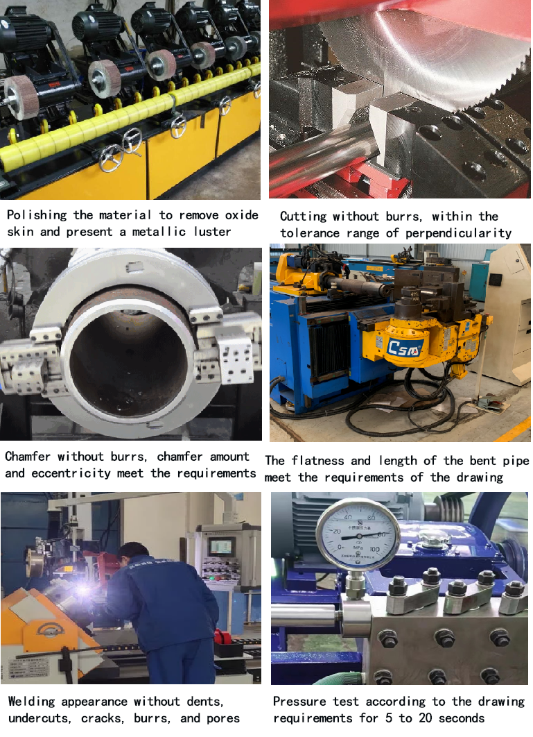 Construction Works PC60 Excavator Iron Pipe for Hydraulic System Distributor Boom Pipe
