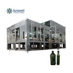 4-In-1 Monoblock Rotary Edible Oil Filling Machine Glass PET Bottle Rinsing