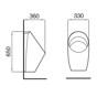 Commercial Bathroom Toilet Urinal Wall Mounted Modern With Sensor