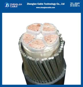 China XLPE Insulated SWA Armored Copper Cable 5x16mm2 According To BS 5467 factory