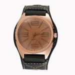 Customized fashion wrist watch with leather band ,women's wrist watch ,OEM