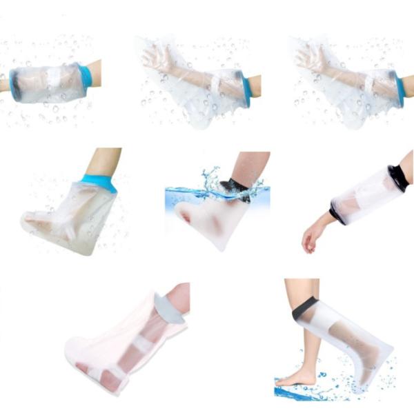 First Aid Medical Tape Bandages Cover PVC Waterproof Cast Cover For Wounded Leg