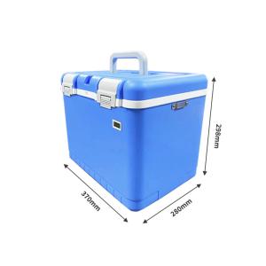 China Phefon Medical Cooler Box With Ice Packs Temperature Display 10 Liters factory