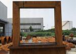 Rusty 6ft Tall Corten Steel Waterfall ISO9001 Diy Outdoor Rain Curtain