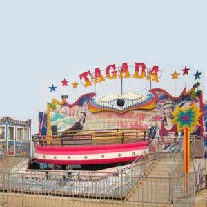 China Crazy Disco Amusement Park Equipment 20 - 40 Riders With 380v Voltage factory