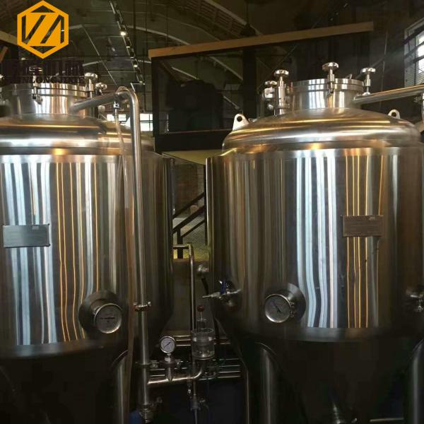 2B Finish Beer Fermentation Tanks , 2 Bar Pressure Stainless Steel Beer
