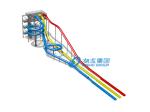 Commercial water slides for children , Outdoor Playground Equipment for Water