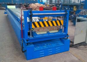 China Screwless Roof Panel Roll Forming Machine, Concealed Fix Roofing Sheet Roll Forming Line factory