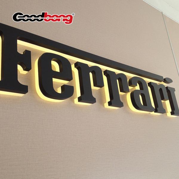 China direct factory acrylic illuminated channel letter sign logo factory