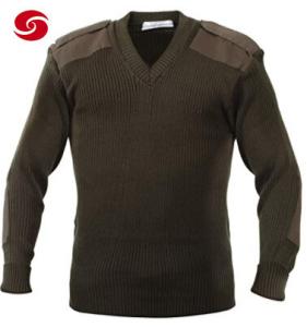 China China Xinxing Men Military Pullover Acrylic V-Neck Jersey Sweater factory