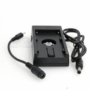 China NP-F970 F960 F770 Battery Mount Plate Adapter with DC Barrel for Blackmagic BMD BMCC 4K Camera factory
